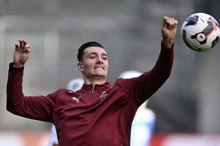 Cédrix Zesiger: une carrière relancée avec son prêt à Augsbourg. KEYSTONE/WALTER BIERI